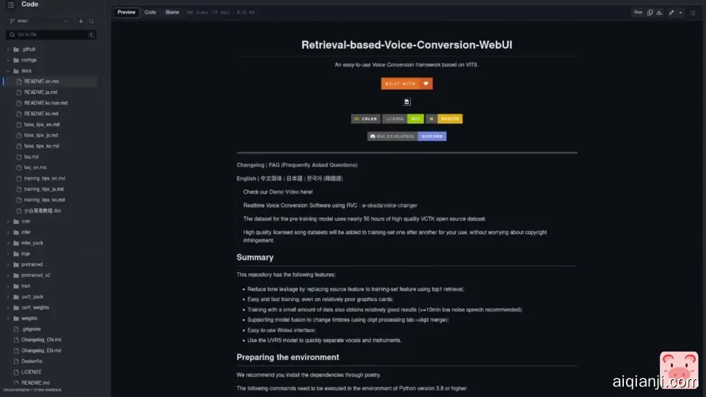 图片[5]-用AI翻唱歌曲？之前火爆全网的“AI孙燕姿” |  Retrieval-based-Voice-Conversion-WebUI-FancyPig's blog