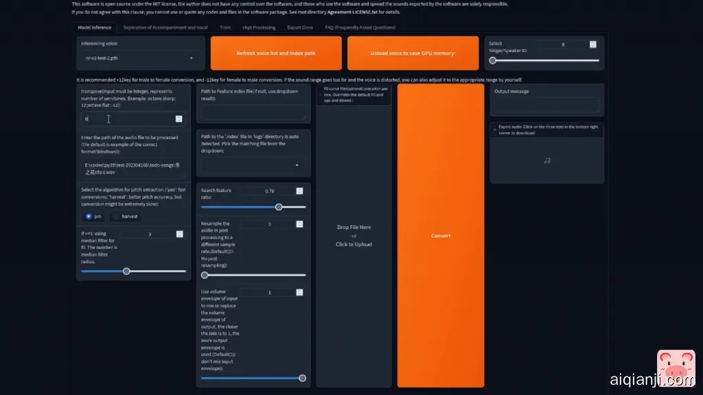 图片[38]-用AI翻唱歌曲？之前火爆全网的“AI孙燕姿” |  Retrieval-based-Voice-Conversion-WebUI-FancyPig's blog
