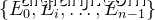 \left{E_{0}, E_{i}, \ldots, E_{n-1}\right}