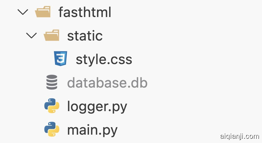 FastHTML应用结构 FastHTML应用结构